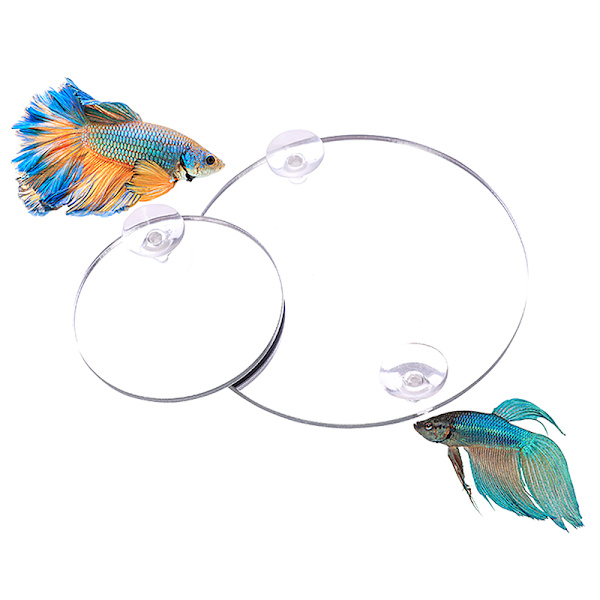 Akryl Aquarium Betta Mirror Fish Tank Flydende Spejl Til Fis A