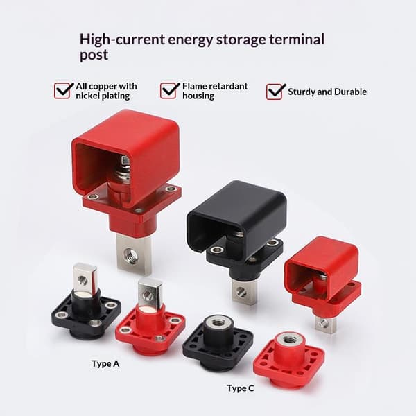 1 sett litiumbatteri energilagringsterminal batterilagring T A2