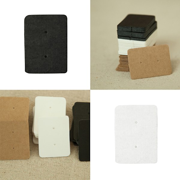 50 PCS Pro Display Type Korvakoru Korvanappien pidike ripustettava Kr Black