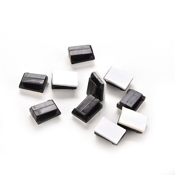 Ny 10x biltrådkabelholder Slipsklips Fixer Organizer Dr
