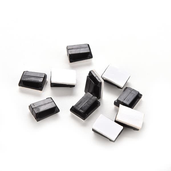 Ny 10x biltrådsledning Kabelholder Tie Clips Fixer Organizer Dr