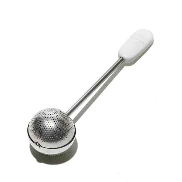 Bærbar 304 rustfritt stål roterende te-infuser og kaffegrutfilter B