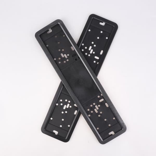1 stk. RU UA EU nummerpladeholder sort nummerpladeholder mig Carbon