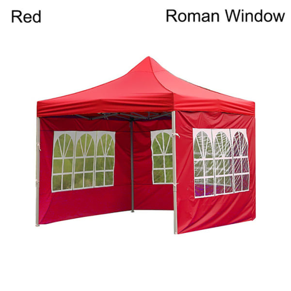Outdoor Party Sateenkestävä Oxford kangasteltat Garden Shade Top Ten Red Roman Window 3x2m