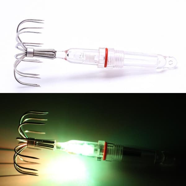 1 stk LED lysende elektronisk blekksprut vannlampe vanntett 8-kroker Multicolor