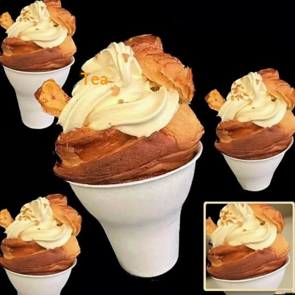 10 stk isbeger dessert kake papirbeger barbert is yoghurt Bo A3