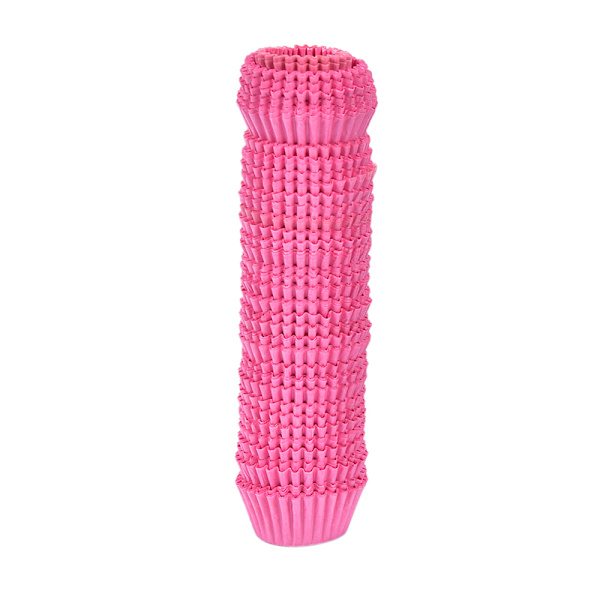 500ST Mini Chokladpappersfodral Bakning Cupcake Cases Muffin red