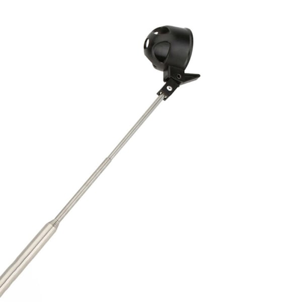 Teleskopisk golfboll retriever rostfritt stål skaft golfboll