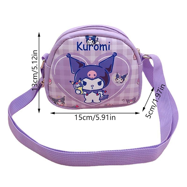 Kawaii barn Crossbody-väska Axelväska Cartoon Cinnamoroll A4