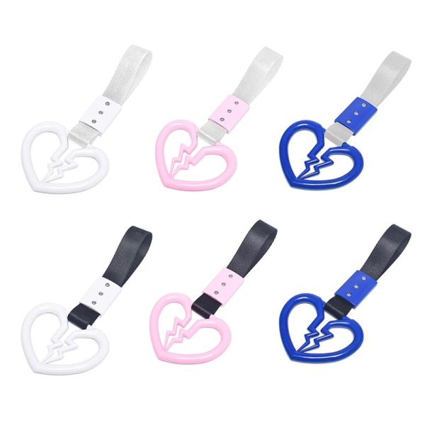 e Broken Heart Formed Car Anti-Static Strap Dekorativ Varning A5