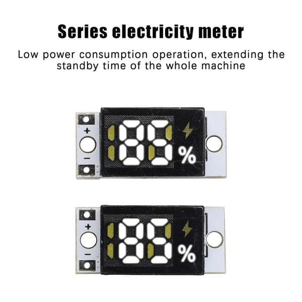 Ny Mini Batteriniveauindikator Modul Spændingstester 1/2/3/4S A2