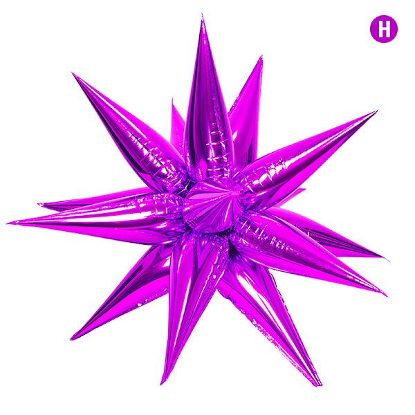12 kpl Explosion Star Balloons Syntymäpäiväseremonia hääkoristeita H