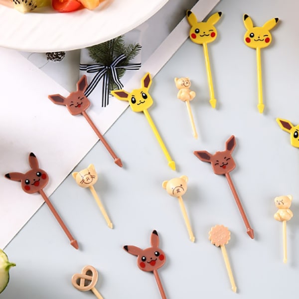 Fruit Fork Cartoon Mini Animal Cartoon Selection Children Snac 3