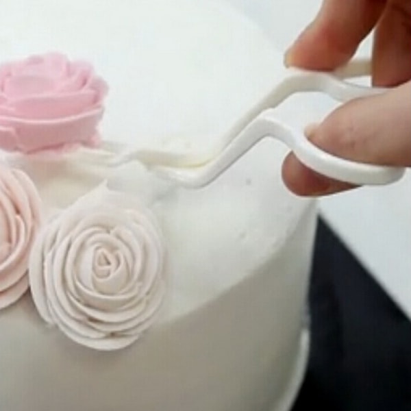 Plast Sax Flower Lifter Sugar Craft Cake Moing Tool Suppl