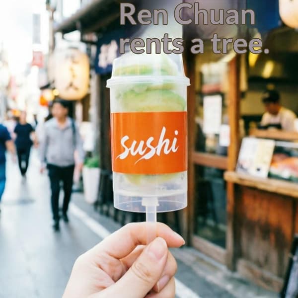 10/20 stk engangs sushiboks tom sushiform kjegle push U S2