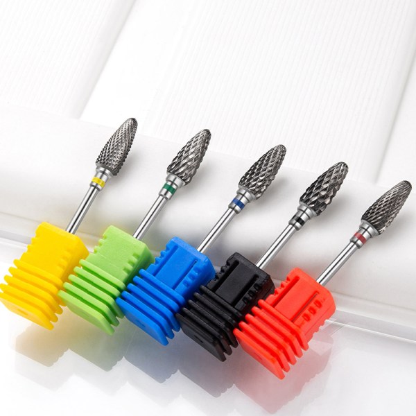 Hårdmetall Tungsten Nail Drill Bit Manikyr Drill For Fresing ter A3