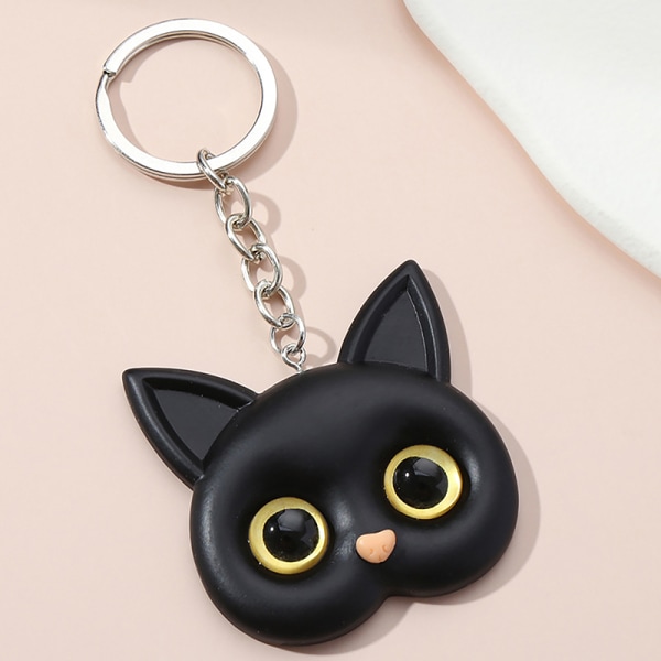 e Avaimenperä Musta Cat Riipus Avaimenperät Eläin Avaimenperä Käsilaukku