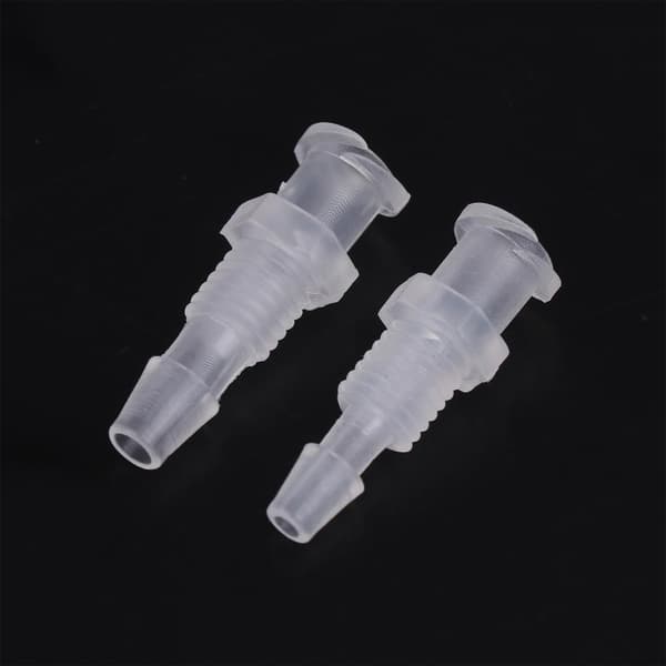 Luer Lock-adapter Rak Genomgående Platta PP Plast Luftventil P A3