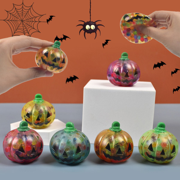 1 kpl Halloween Pumpkin Ball Toy Pehmeitä stressintorjuntaleluja