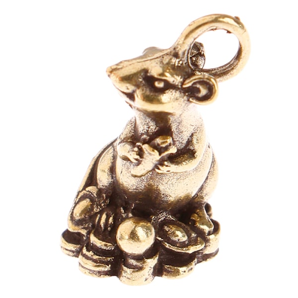 2020 uudenvuoden lahja Lucky mouse rot vuosi Pöytäsisustus Copper Wealt