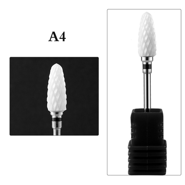 1 STK keramisk wolfram neglebor fil til elektrisk manicure A4