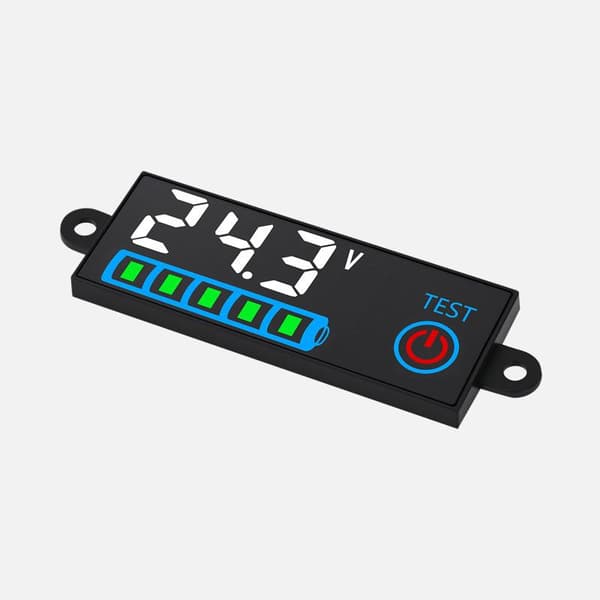 1 stk 3S-14S DC7-55V Universal Batteriladeindikator for Syre/Litium A8