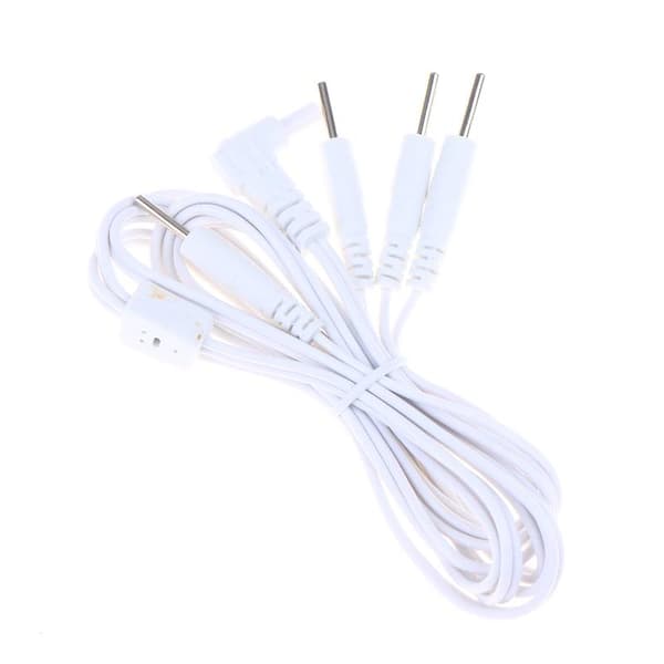 2,35 mm plugghodeelektrodeledningskabel for Tens-maskin 4-gren