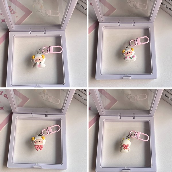 Kawaii Cartoon Little Sheep Keychain e Bag Pendant Keyring Coup A5