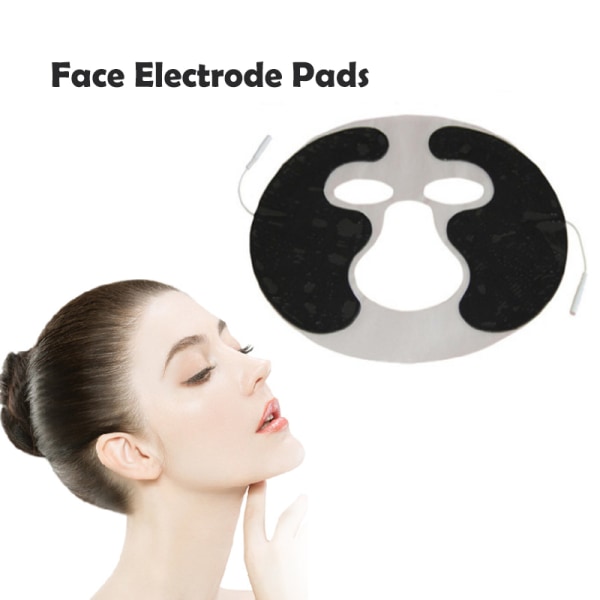 Ansigtselektrode massagepude til pulssimulering af massageapparat Øjne/ansigt