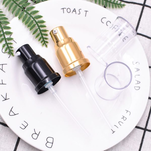 1PC Liquid Foundation Pump Fluid With Button Protect lock No le Black