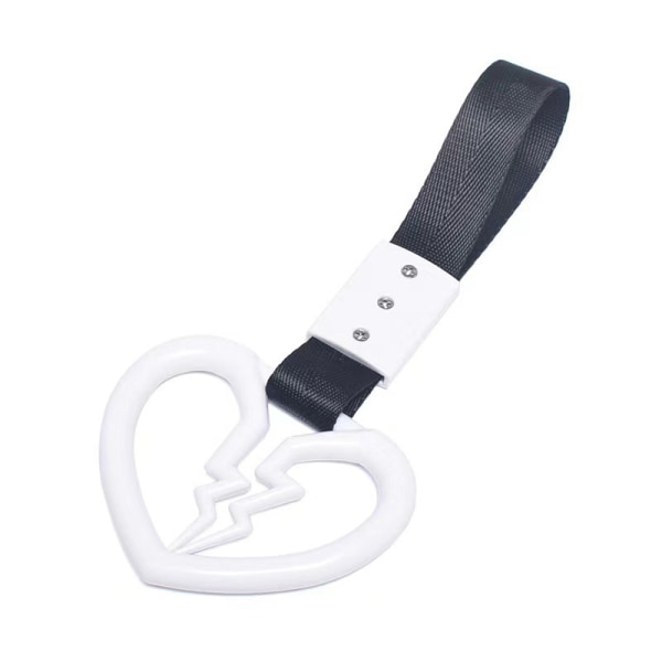 e Broken Heart Formed Car Anti-Static Strap Dekorativ Varning A9