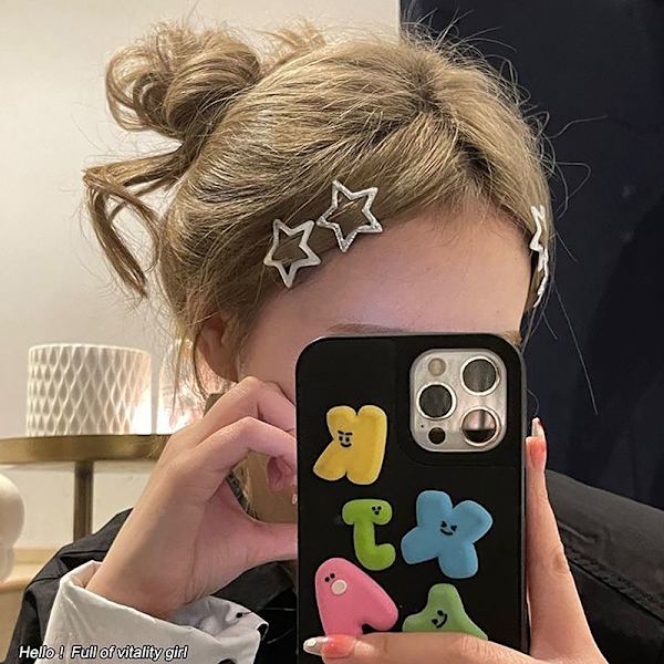 e Star Hairpin Sweet Cool n Style Hair Clip All-Match Hair Acce A