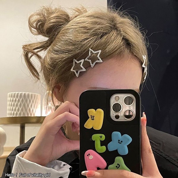 e Star Hårnål Sweet Cool n Style Hair Clip All-Match Hair Acce B