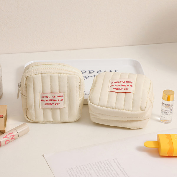 Liten kosmetisk väska för kvinnor för sminkpackning Kuber Travel Orga