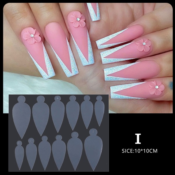 Dual Nail Forms False Tips For Gel Extension Quick Building Fre A5