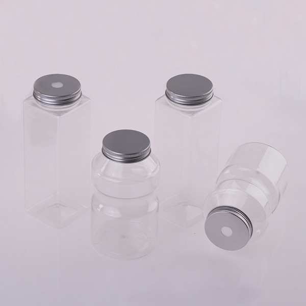 500ML Square Disponibel Juice Drikkeflaske Melk Te Plast A3