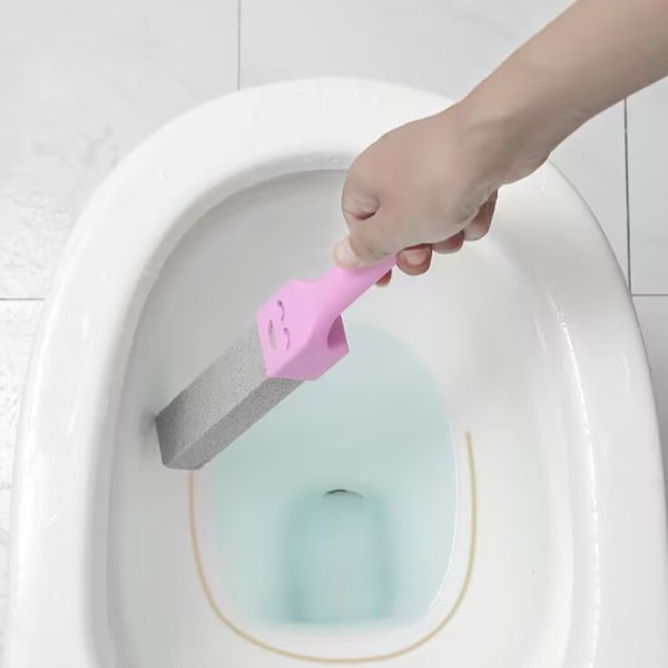 Bad Toalettskål Pimpsten Rengöringssten Ergonomiskt handtag Toalett Pink
