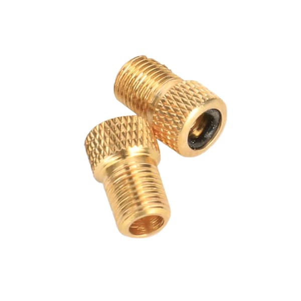 2 STK Presta til Schrader ventilomformer sykkelveidekkpumpe