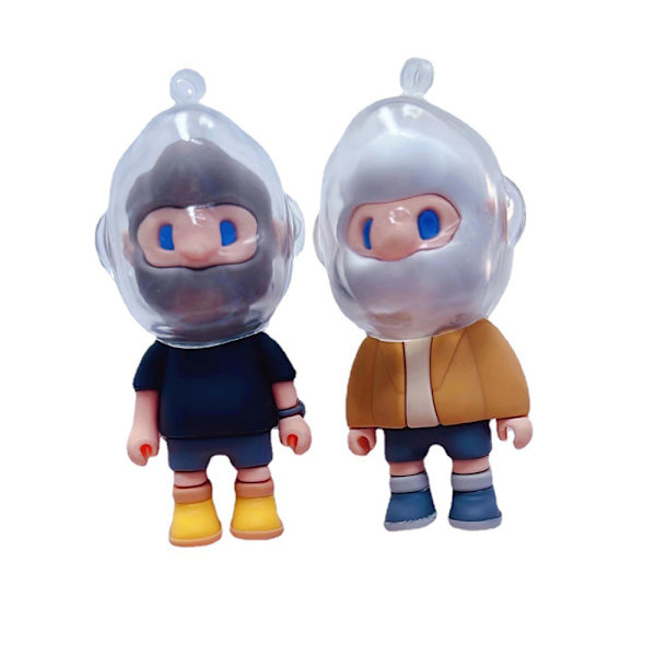 Tecknad nyckelring Kawaii Anime figur silikon modell hängande nyckel A15