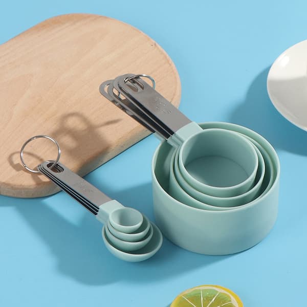 8 STK Målekopper Skjeer Kjøkken Baking Matlaging Bakeware Kitc