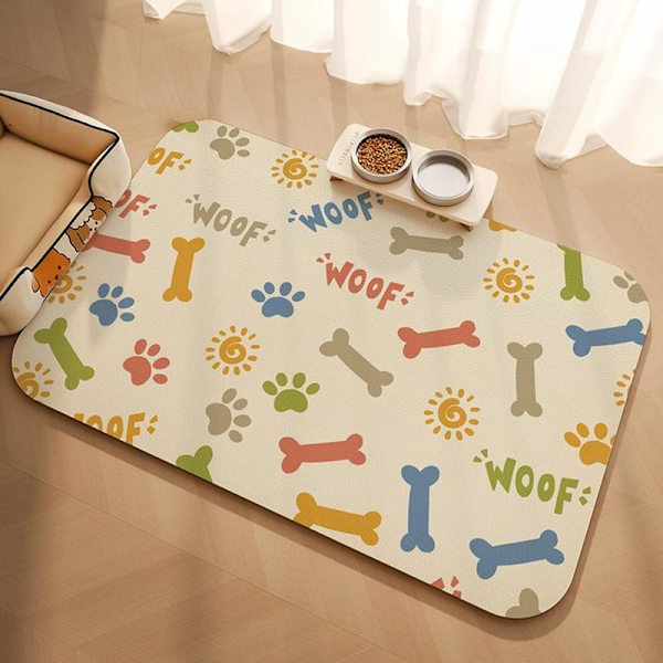Kæledyrsartikler Måtte Huskat Hundefodermåtte Kæledyrsdækkeserviet Til A18 30X40cm