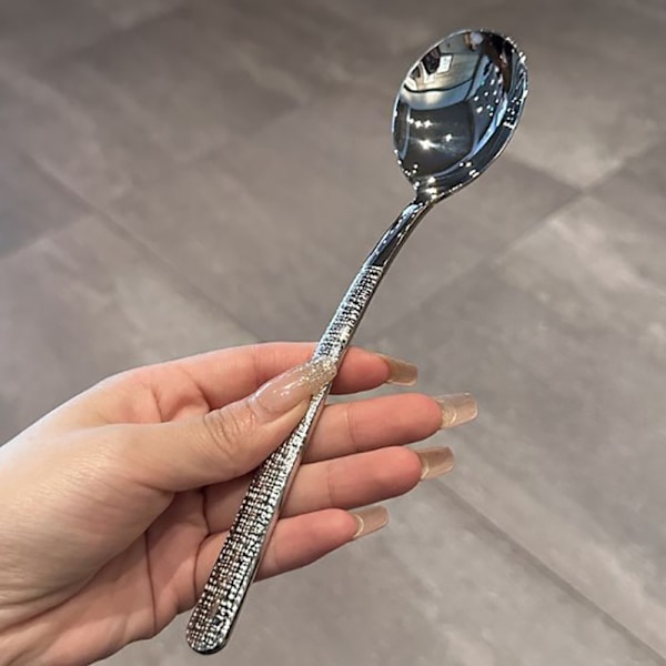 Rostfritt stål förtjockningssked Creative Long Handle Hotel Hot