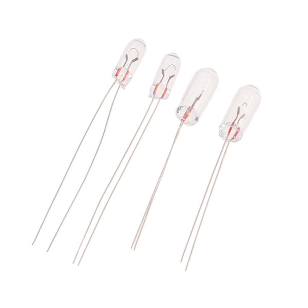 20 stk Miniature 3/4 mm 6V 12V Lampe Lyspære Edison Incandescen 6V