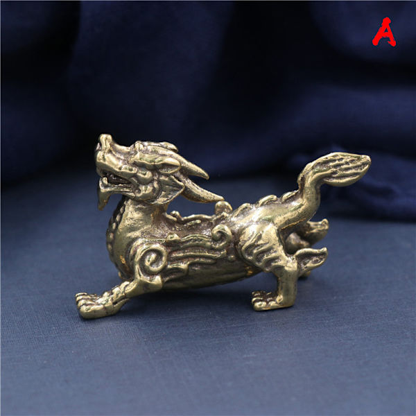 Retro Brass Ancient Beast Flying Pixiu Kodinsisustus Koristeet Fi A