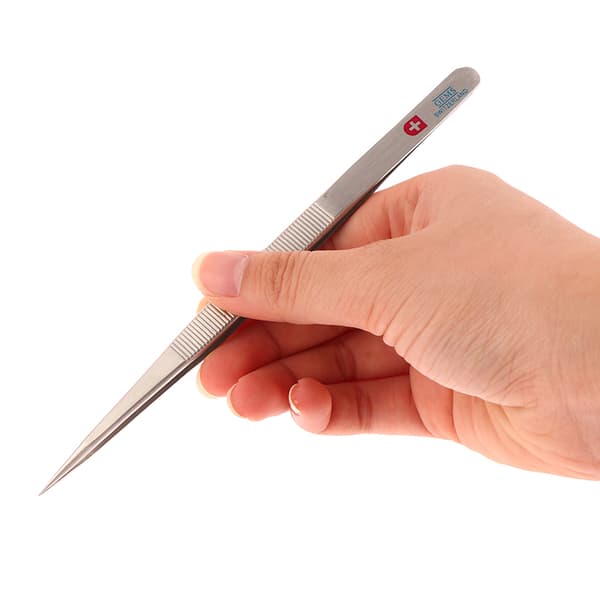Smykker Pincet Concave Groove Diamond Rustfrit Stål Adjusta B