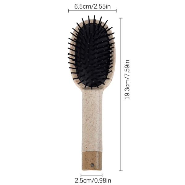 1PC Ekte detangling Hair Brush Stash Comb Safe Diversion Securi