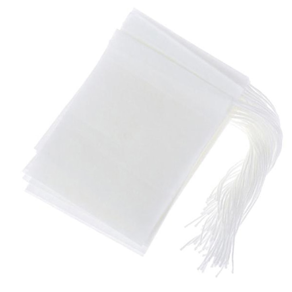 100 stk./lot tepose filterpapirposer Tomme snore teposer f White