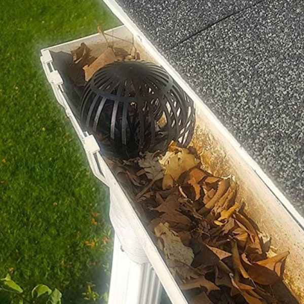 Lövskydd Utomhus stuprörssil Enkel installation Svart