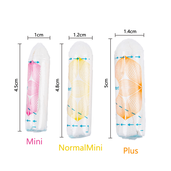 16kpl / set Pro Comfort Tampons (mini / tavallinen / super plus) Miesten Normal