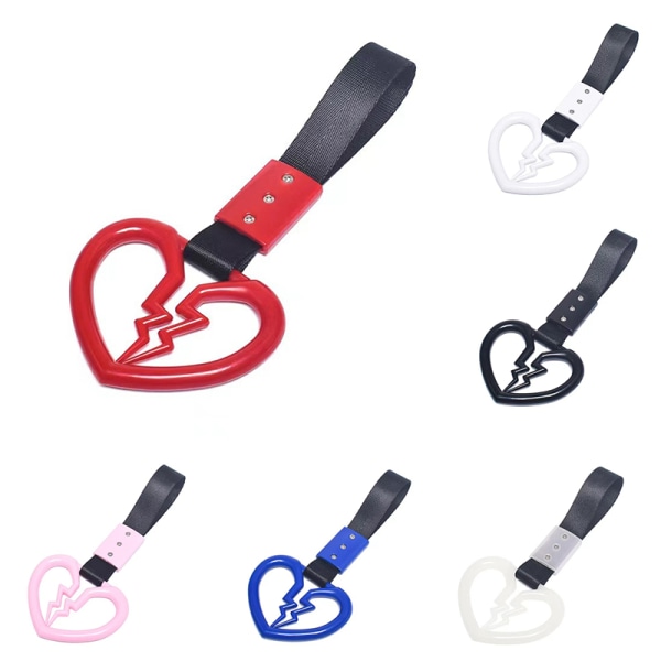 e Broken Heart Formed Car Anti-Static Strap Dekorativ Varning A5